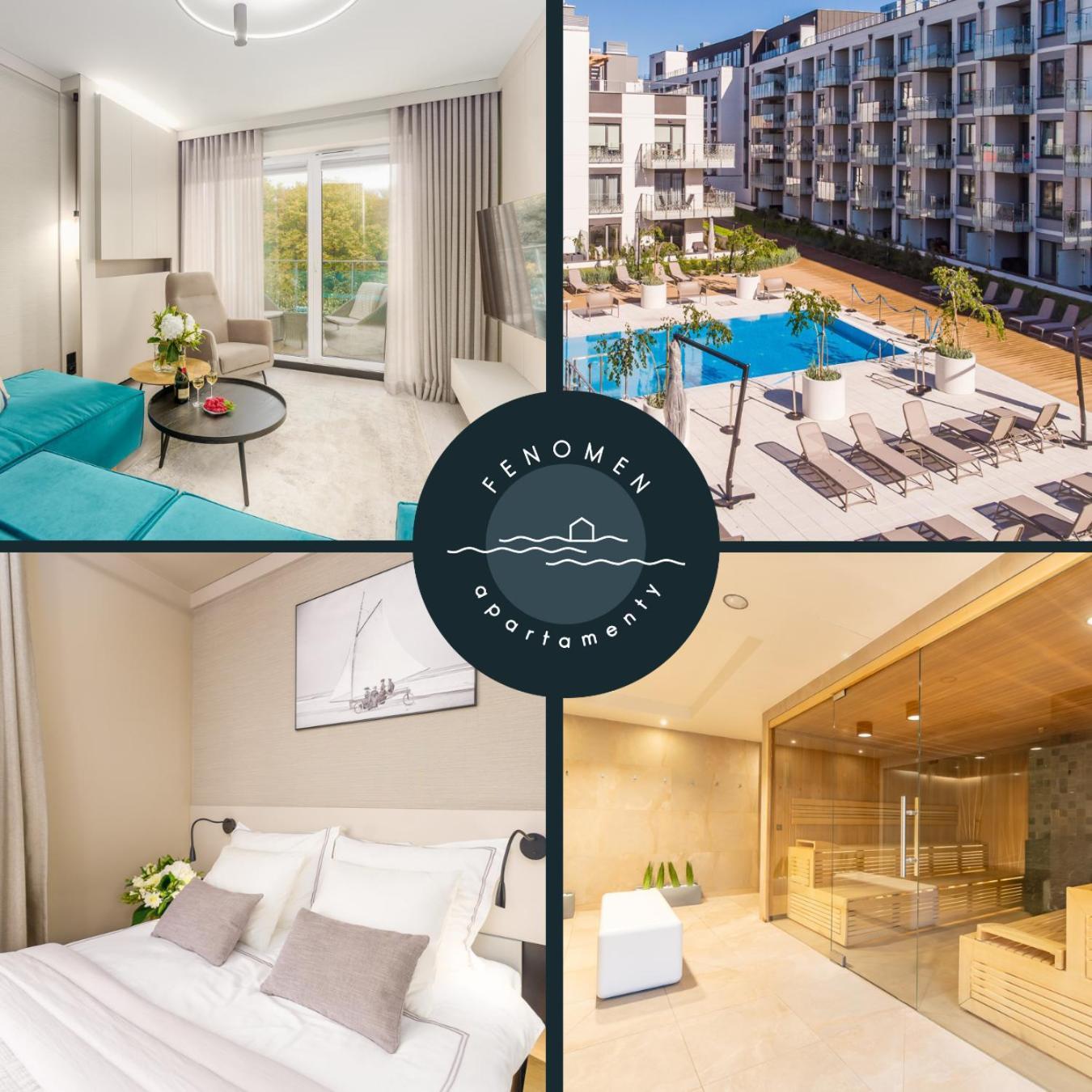 Apartamenty Fenomen - Premium Park & Sea, Nadmorskie Tarasy Free Parking, Swimming Pool, Sauna And Other! Kołobrzeg Kültér fotó
